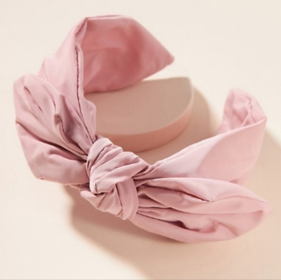Anthropologie Elettra Bow Headband- pale sky blue - Picture 4 of 10